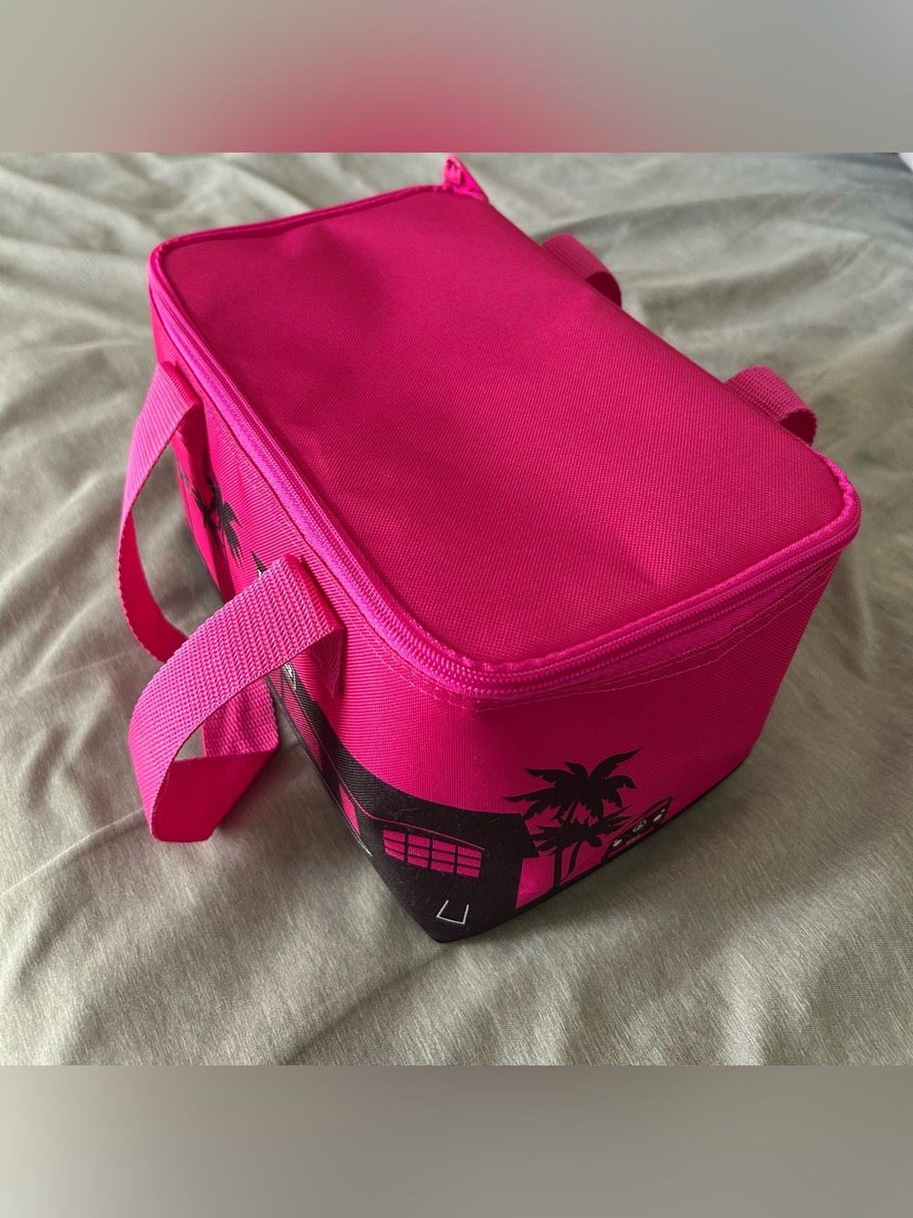 Trader Joe's Pink Insulated Lunch Tote - Picture 3 of 7